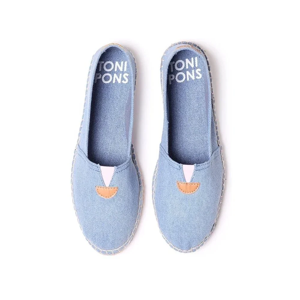 TONI PONS Toni Pons Classic Espadrilles Denim Sandal 9 NWT Made in Spain